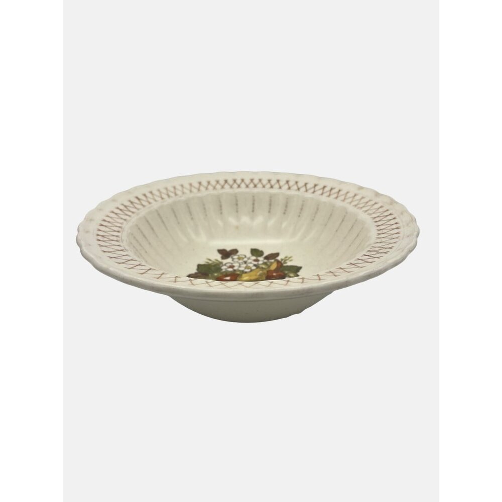 Vintage Metlox Poppytrail Vernon Ware Fruit Basket Vegetable Bowl 9" USA - Picture 3 of 5